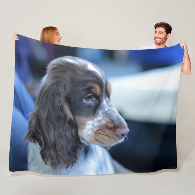 COCKER SPANIEL FLEECE BLANKET (In Situ)