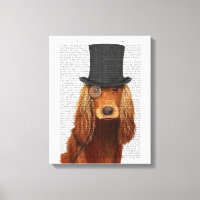 Cocker Spaniel, Formal Hound and Hat