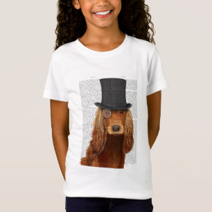 Cocker Spaniel, Formal Hound and Hat T-Shirt