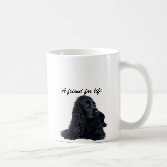 Cocker Spaniel friendship Coffee Mug (Right)