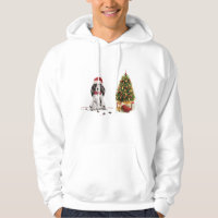 Cocker Spaniel Funny Christmas Dog with Tree
