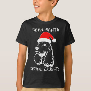Cocker Spaniel funny ugly xmas gifts for dog lover T-Shirt