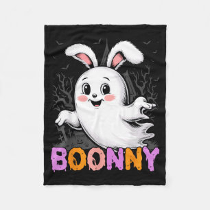 Cocker Spaniel Ghost Dog Halloween Men Women Kids Fleece Blanket
