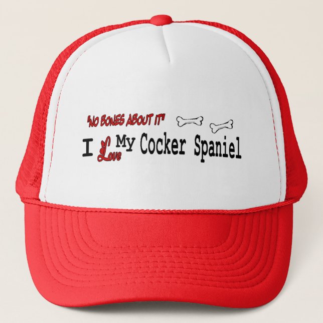 Cocker Spaniel Gifts Trucker Hat (Front)