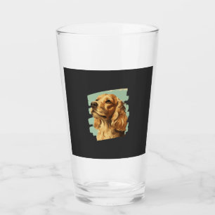 Cocker Spaniel Glass
