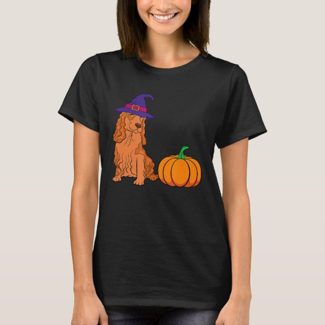 Cocker Spaniel Halloween T-Shirt (Front)