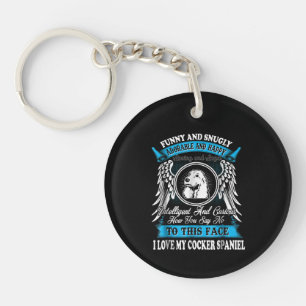 Cocker Spaniel I Love My Cocker Spaniel Key Ring