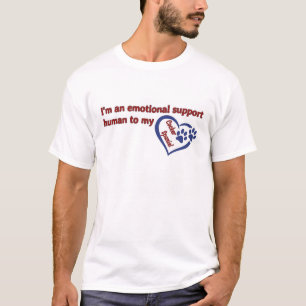 Cocker Spaniel - I'm an Emotional Support Human  T-Shirt