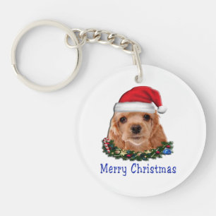 Cocker spaniel keychain