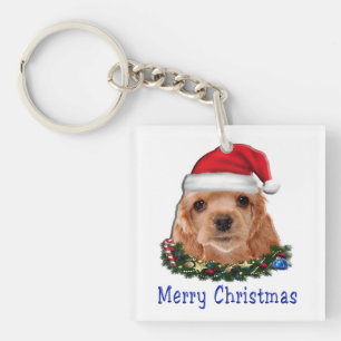 Cocker spaniel keychain