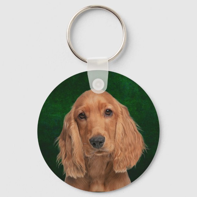 Cocker Spaniel Keychain (Front)