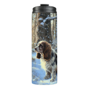 Cocker Spaniel Let It Snow Christmas  Thermal Tumbler