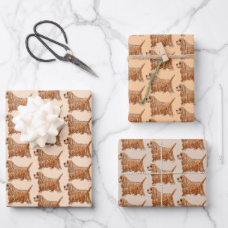 Cocker Spaniel lovers Wrapping Paper Sheet