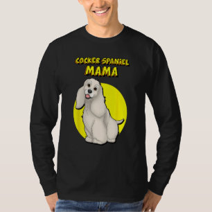 Cocker Spaniel Mama Buff Cocker Spaniel Dog Mother T-Shirt
