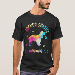 Cocker Spaniel Mama Colourful Cocker Spaniel Mum T-Shirt