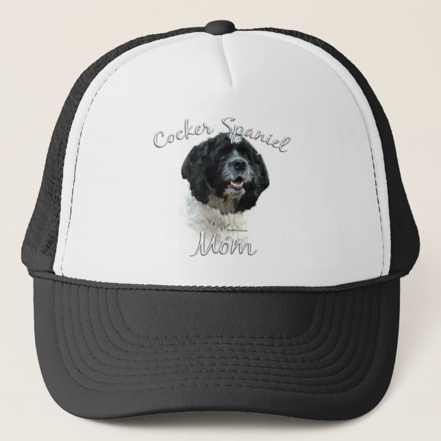 Cocker Spaniel Mum 2 Trucker Hat (Front)