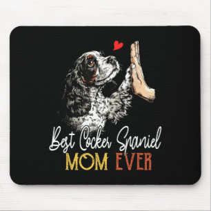 Cocker spaniel mum funny dog mama mother's day mouse pad