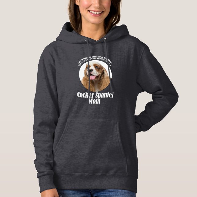 Cocker Spaniel Mum Hoodie (Front)