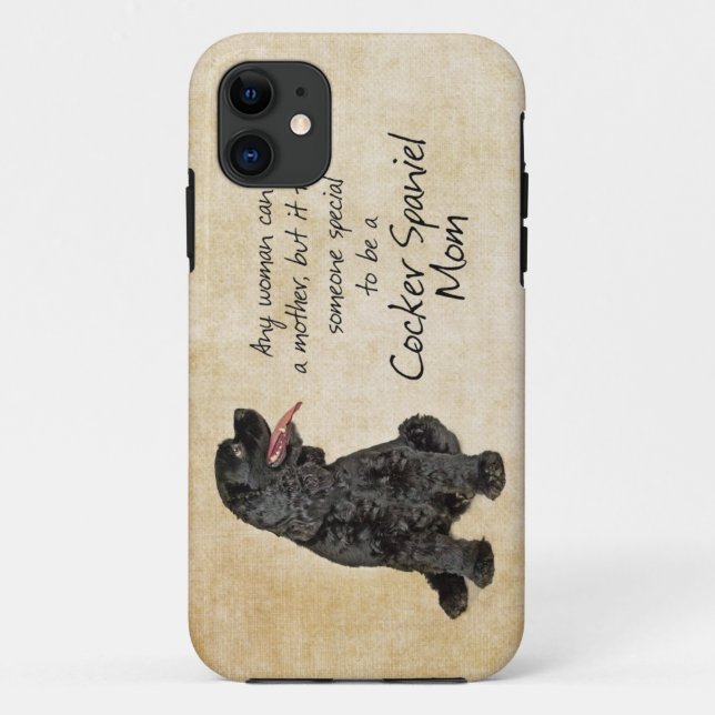 Cocker Spaniel Mum iPhone 6 Case (Back)