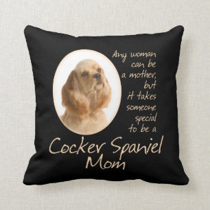 Cocker Spaniel Mum Pillow
