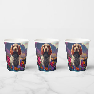 Cocker Spaniel on a Paddle: A Scenic Adventure Paper Cups