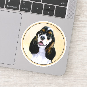 Cocker Spaniel (Parti) Painting - Original Dog Art