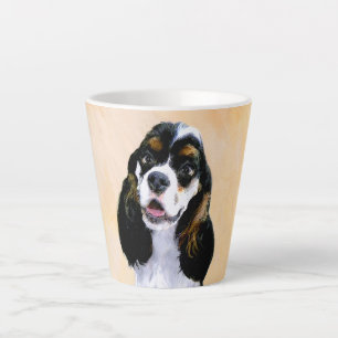 Cocker Spaniel (Parti) Painting - Original Dog Art Latte Mug