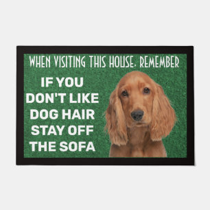 Cocker Spaniel personalised doormat