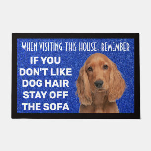Cocker Spaniel personalised doormat