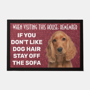 Cocker Spaniel personalised doormat