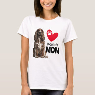 Cocker Spaniel Personalised Mum T-Shirt
