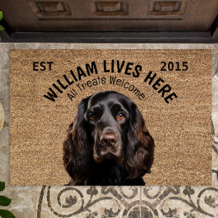 Cocker Spaniel Personalised Pet Doormat