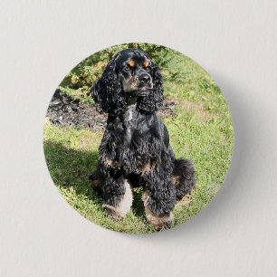 Cocker Spaniel Photo 6 Cm Round Badge