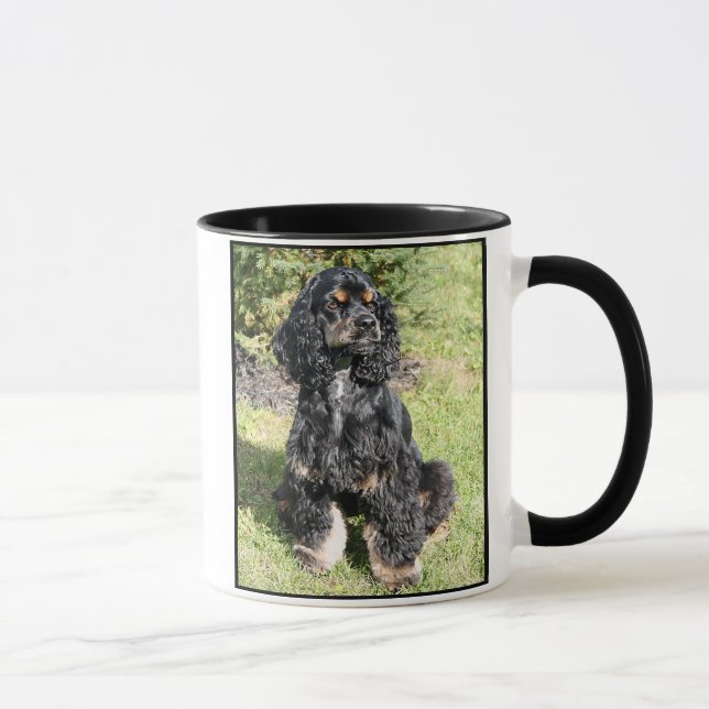 Cocker Spaniel Photo on Ceramic Mug (Right)
