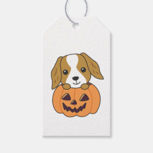 Cocker Spaniel Pumpkin Cute Dogs Happy Halloween G Gift Tags