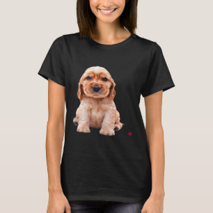 Cocker Spaniel Puppy Dog Christmas Cute Party Holi T-Shirt