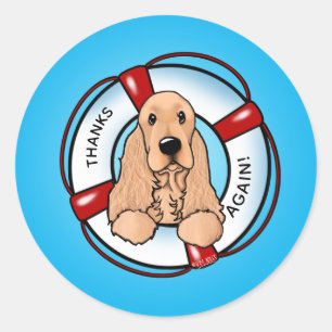 Cocker Spaniel Rescue Stickers