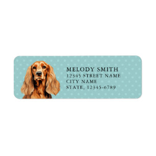 Cocker Spaniel Return Address Labels