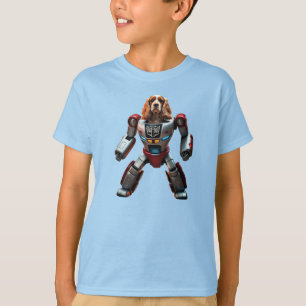 Cocker Spaniel Robot Kid's T-Shirt