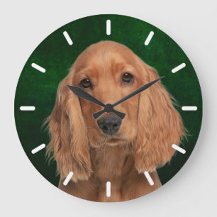 Cocker Spaniel Round Wall Clock