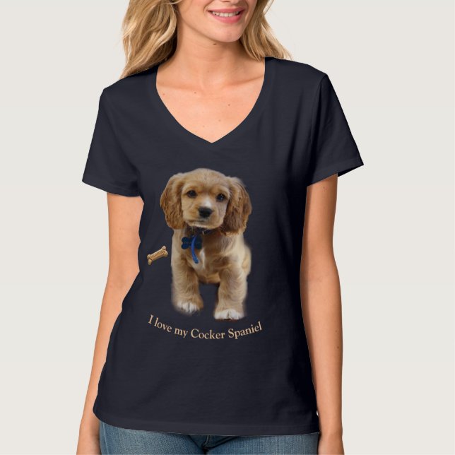 Cocker Spaniel T-Shirt (Front)