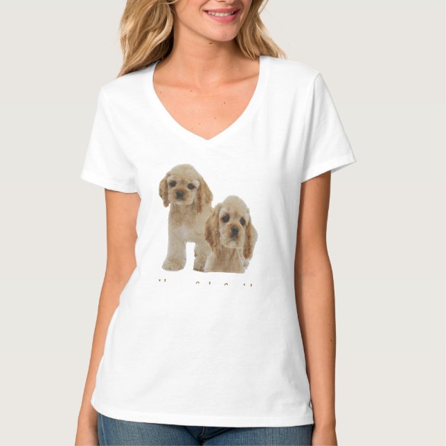 Cocker spaniel t-shirts (Front)