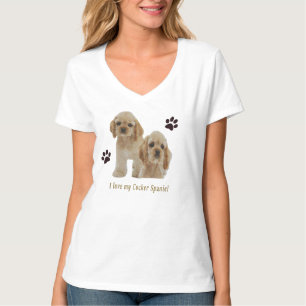 Cocker spaniel t-shirts