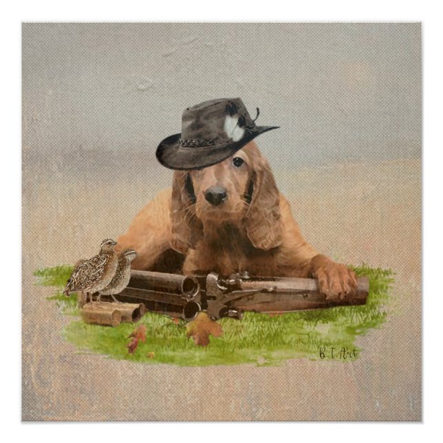 Cocker Spaniel Tapestry Poster (Front)