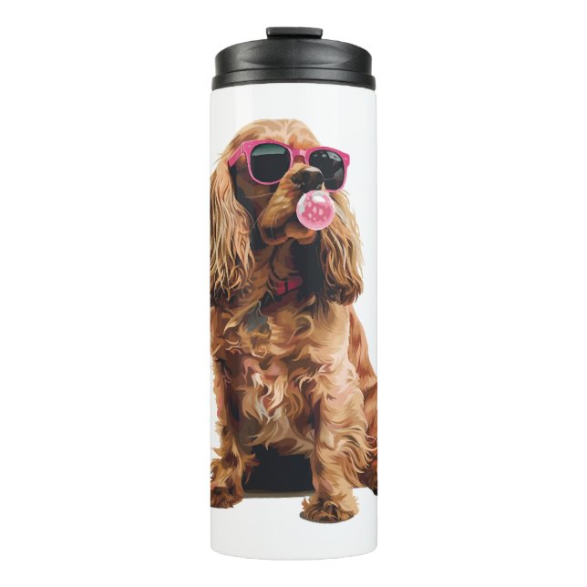 Cocker Spaniel Thermal Tumbler (Front)