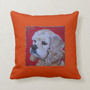 Cocker Spaniel Throw Pillow