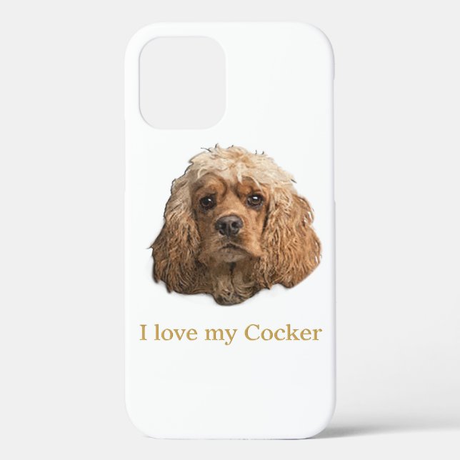 cocker Spaniels Case-Mate iPhone Case (Back)