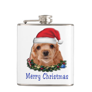 Cocker Spaniels Hip Flask