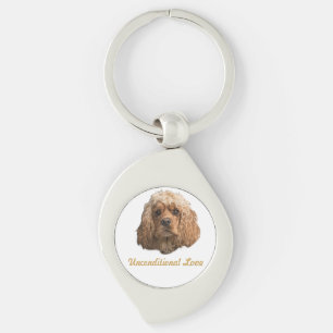 cocker Spaniels Key Ring