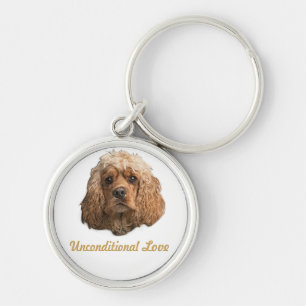 cocker Spaniels Key Ring